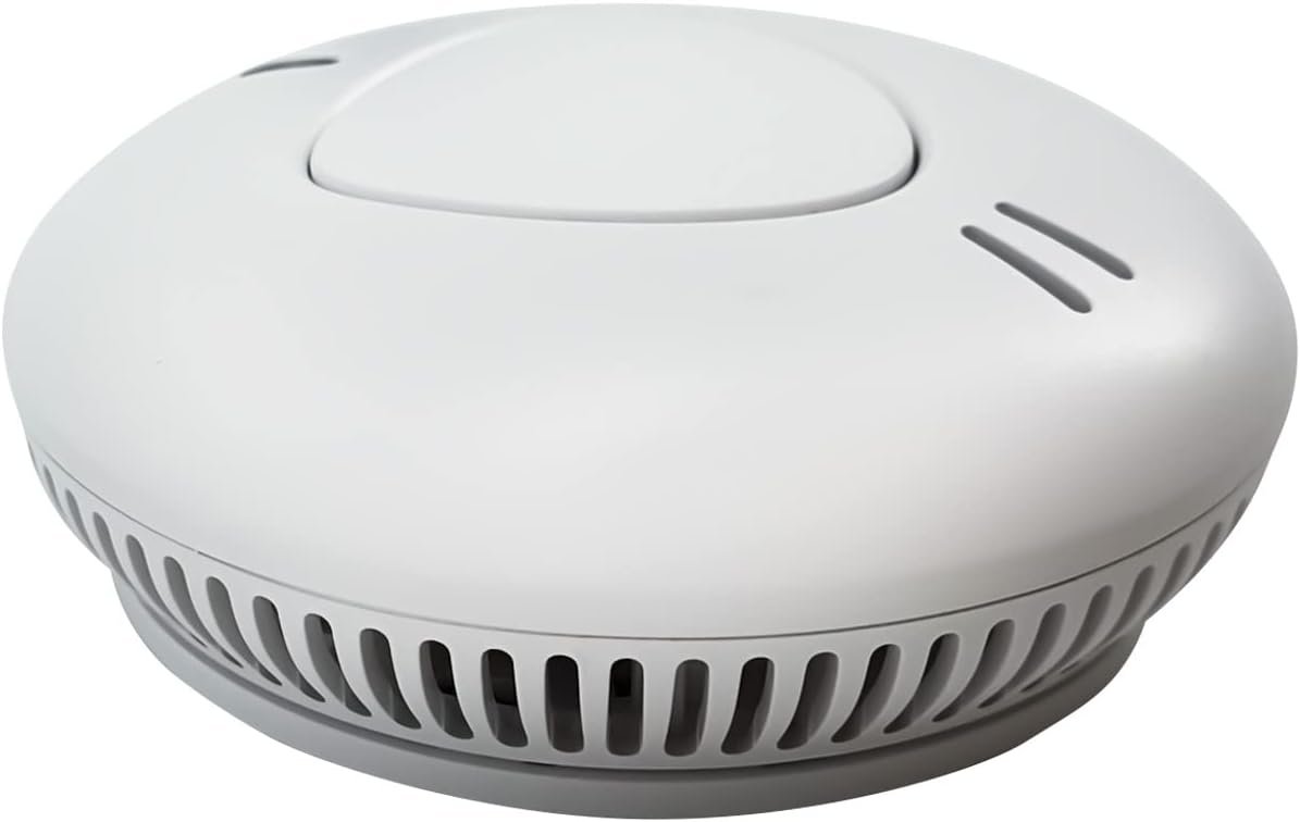 fxo Standalone Optical Smoke Alarm - Smoke Detector with 10 Year Tamper Proof Battery & Loud Alarm - Smoke Alarm for Kitchen, Home, Office & Garage - Easy to Install, No Wire Installation-3