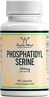 Double Wood Phosphatidylserine Supplement | 90 High Strength Phosphatidylserine Capsules - 300mg per Serving | Non-GMO & Gluten Free