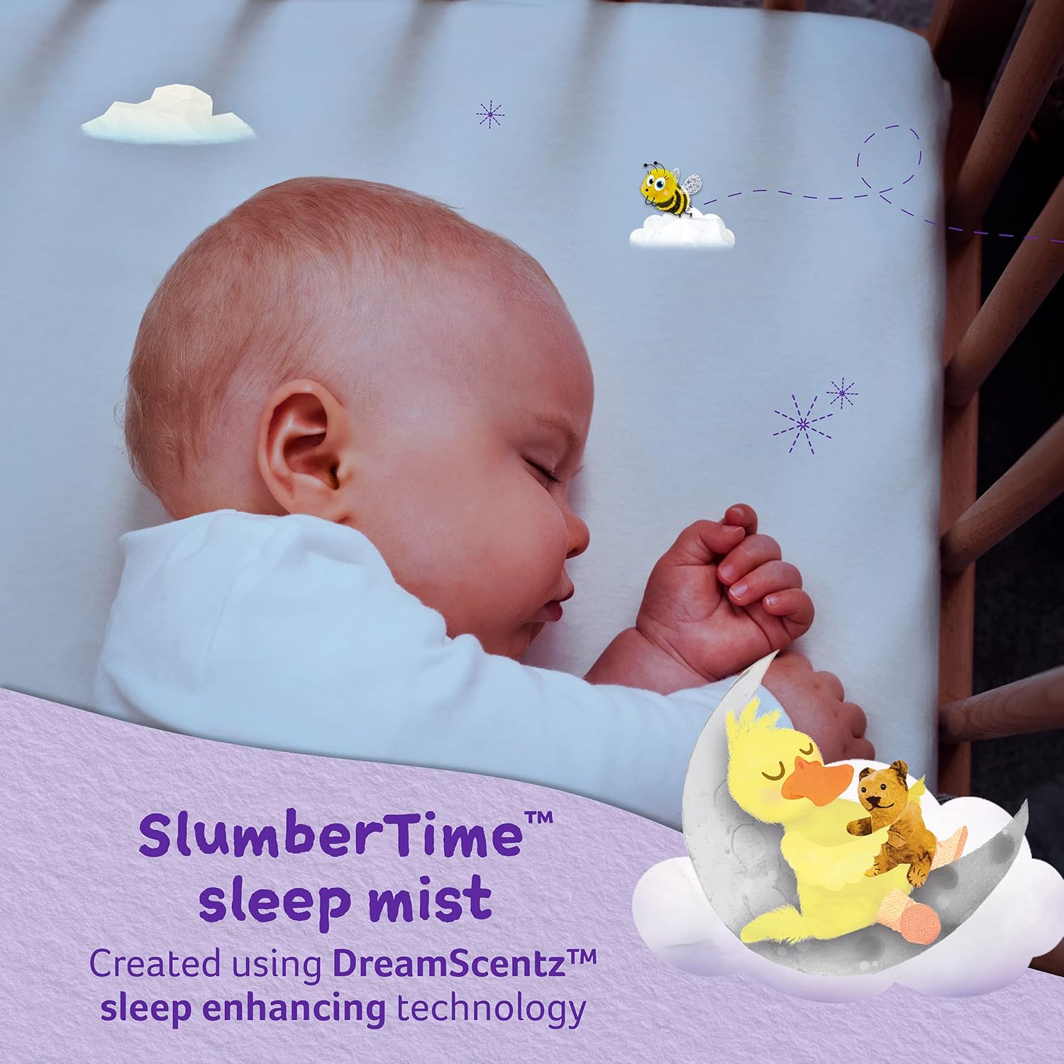 Childs Farm SlumberTime Sleep Mist Lavender and Moon Milk Suitable for Babies with Dry, Sensitive and Eczema-prone Skin 100ml-1