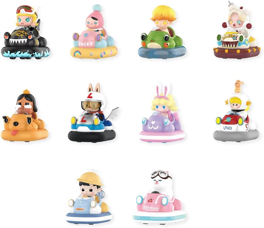 POP MART POPCAR Bumper Car Series 1Box 2.5 inches Articulated Character Premium Design gifts for women Fan-Favorite blind box Collectible Toy Art Toy Action Figure-6