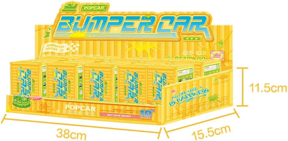 POP MART POPCAR Bumper Car Series 1Box 2.5 inches Articulated Character Premium Design gifts for women Fan-Favorite blind box Collectible Toy Art Toy Action Figure-7