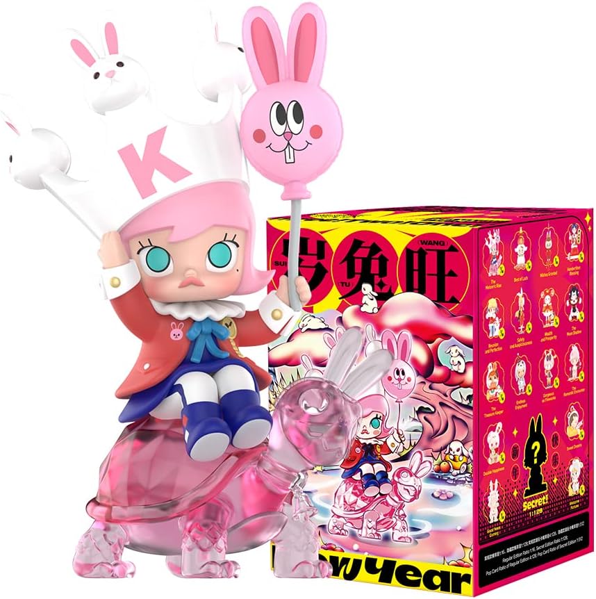 POP MART Three,Two,One!Happy Chinese New Year Series SET(16Boxes) 2.5 inches Articulated Character Premium Design gifts for women Fan-Favorite blind box Collectible Toy Art Toy-0