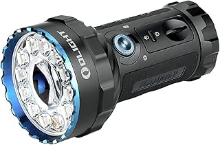 OLIGHT Marauder 2 Rechargeable Torch 14,000 Lumens Powerful Ultra Bright Flashlight with 3 Build-in Battery, Spotlight and Floodlight LED Search Light for Home and Outdoor(Without Power Adapter)