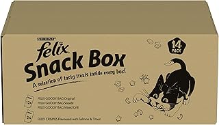 FELIX Mixed Snack Box Adult Cat Treats Pack 810g