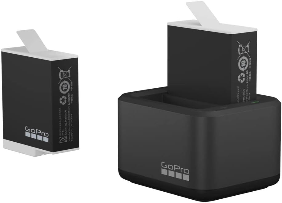 GoPro Dual Battery Charger + 2 Enduro Batteries (HERO11 Black/HERO10 Black/HERO9 Black) - Official GoPro Accessory-0