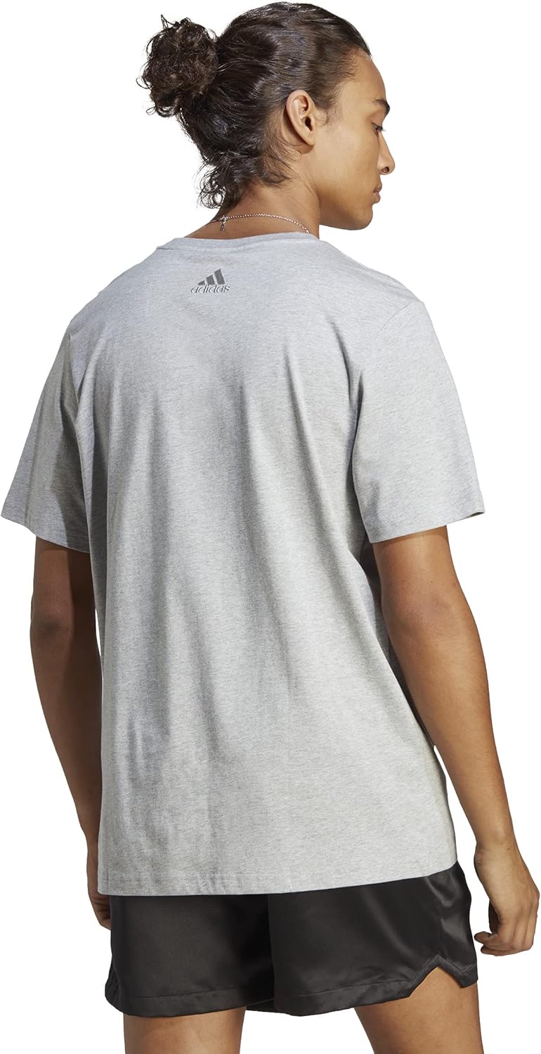 adidas Men's Essentials Single Jersey Big Logo Tee T-Shirt-1