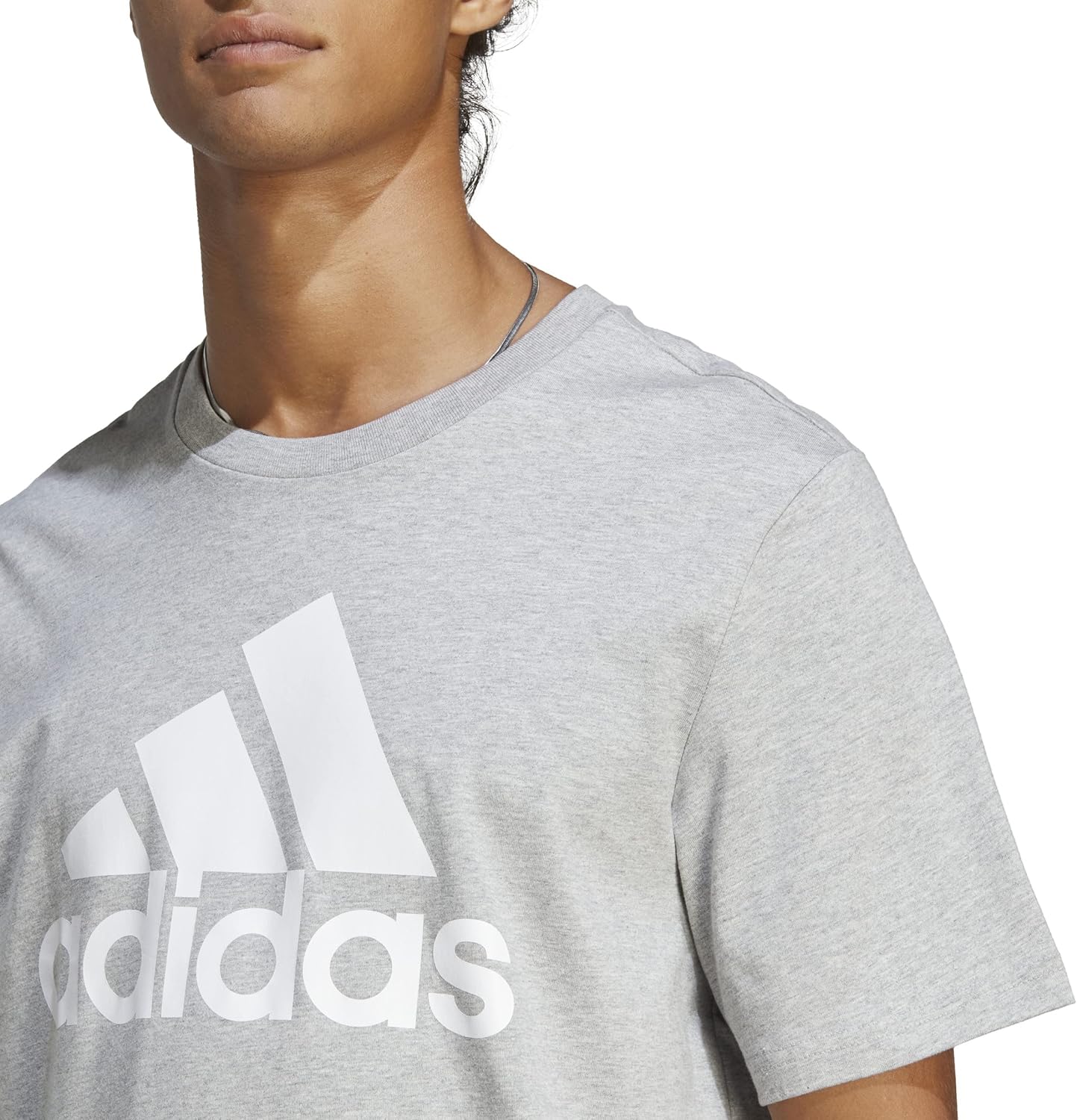 adidas Men's Essentials Single Jersey Big Logo Tee T-Shirt-4