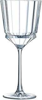 Cristal D'arques Macassar Collection - Wine Glass 25cl, Glossy and Very Durable, Pack of 6 - Reinforced Packaging, Suitable for Online Sale