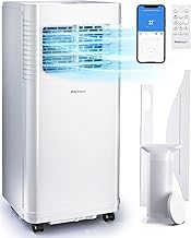 Pro Breeze 4-in-1 Smart Portable Air Conditioner 5000 BTU with Wifi, Remote Control, 24 Hour Timer & Dual Window Venting Kit Included - Powerful Air Conditioning Unit for Home