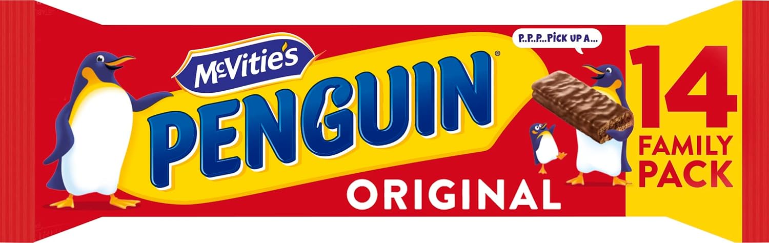 McVitie's Penguin Original Milk Chocolate Family Pack, (18 x 14 Twin Packs)-0