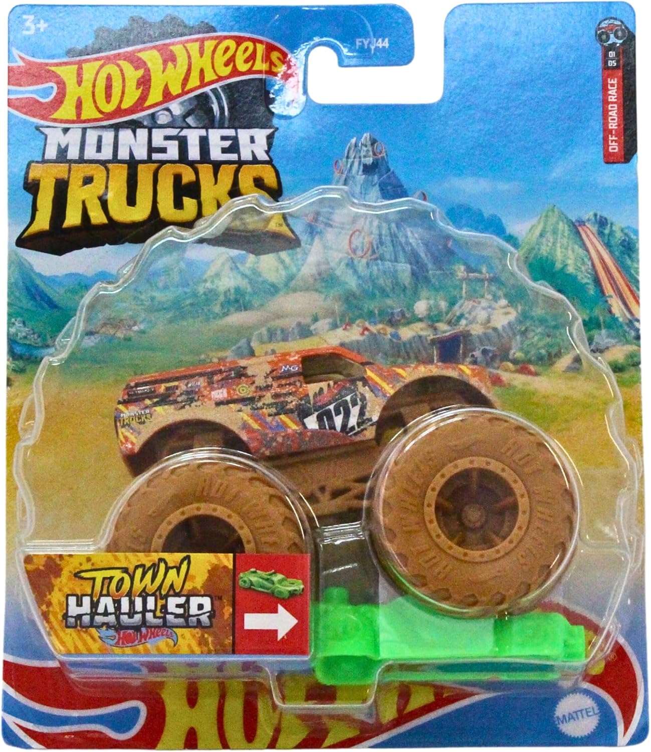 Hot Wheels Monster Trucks Town Hauler 1:64 Scale Diecast-0