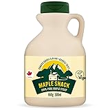 Maple Shack 100% Pure Canadian Maple Syrup 500ml - 660g Grade A, Dark Maple Syrup with Caramel Taste - Ideal for Pancakes, Waffles and Baking