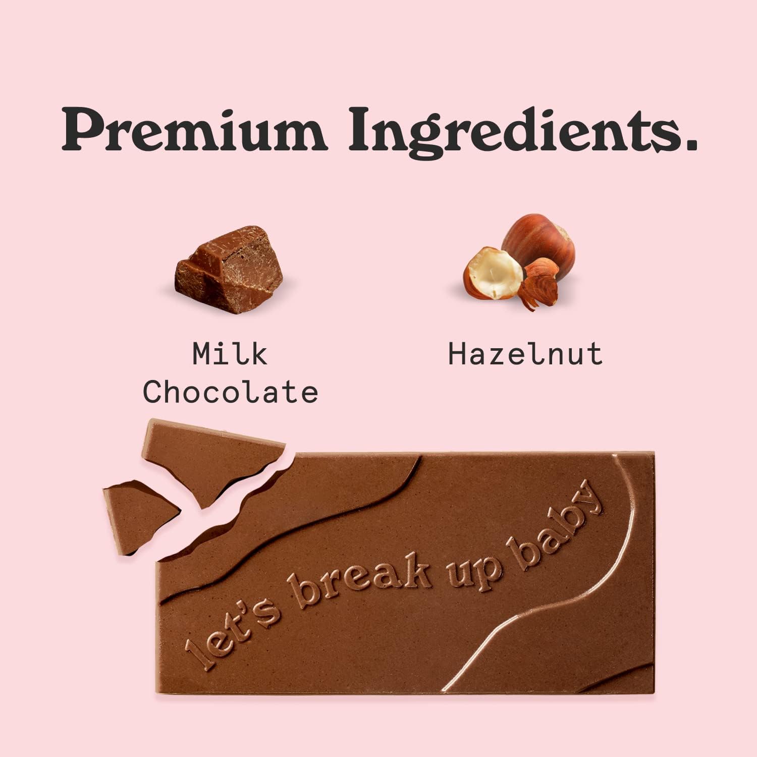 NICKS Keto chocolate blocks, Milk chocolate hazelnut crunch no added sugar, low carb, gluten free, without palm oil (3x75g)-2