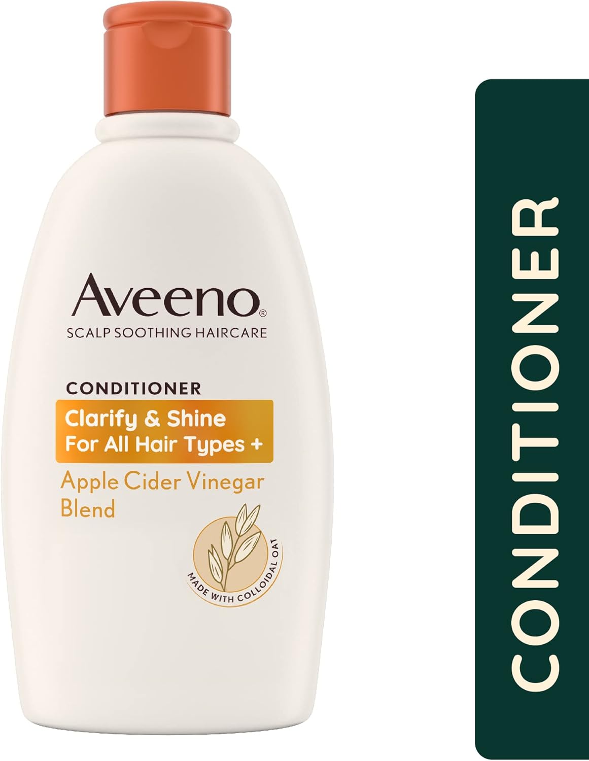 Aveeno Clarify and Shine Apple Cider Vinegar Scalp Soothing Conditioner for all Hair Types 300ml-1