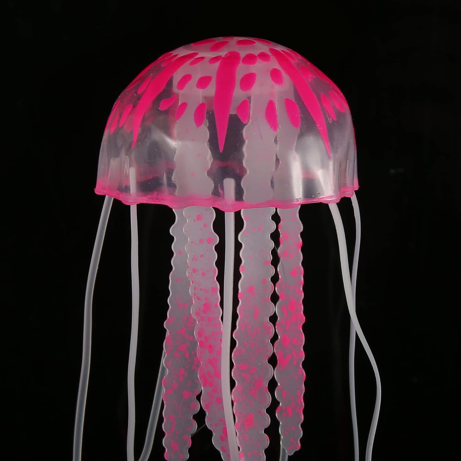 VOCOSTE Fish Tank Jellyfish Decoration, Aquarium Jellyfish Ornaments Pink-6