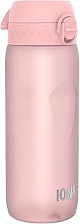 Ion8 Water Bottle, 750 ml/24 oz, Leak Proof, Easy to Open, Secure Lock, Dishwasher Safe, BPA Free, Flip Cover, Carry Handle, Soft Touch Contoured Grip, Easy Clean, Odour Free, Carbon Neutral