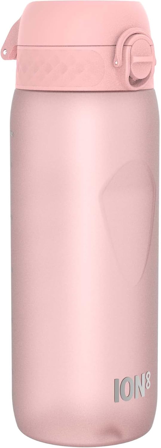 Ion8 Water Bottle, 750 ml/24 oz, Leak Proof, Easy to Open, Secure Lock, Dishwasher Safe, BPA Free, Flip Cover, Carry Handle, Soft Touch Contoured Grip, Easy Clean, Odour Free, Carbon Neutral-0