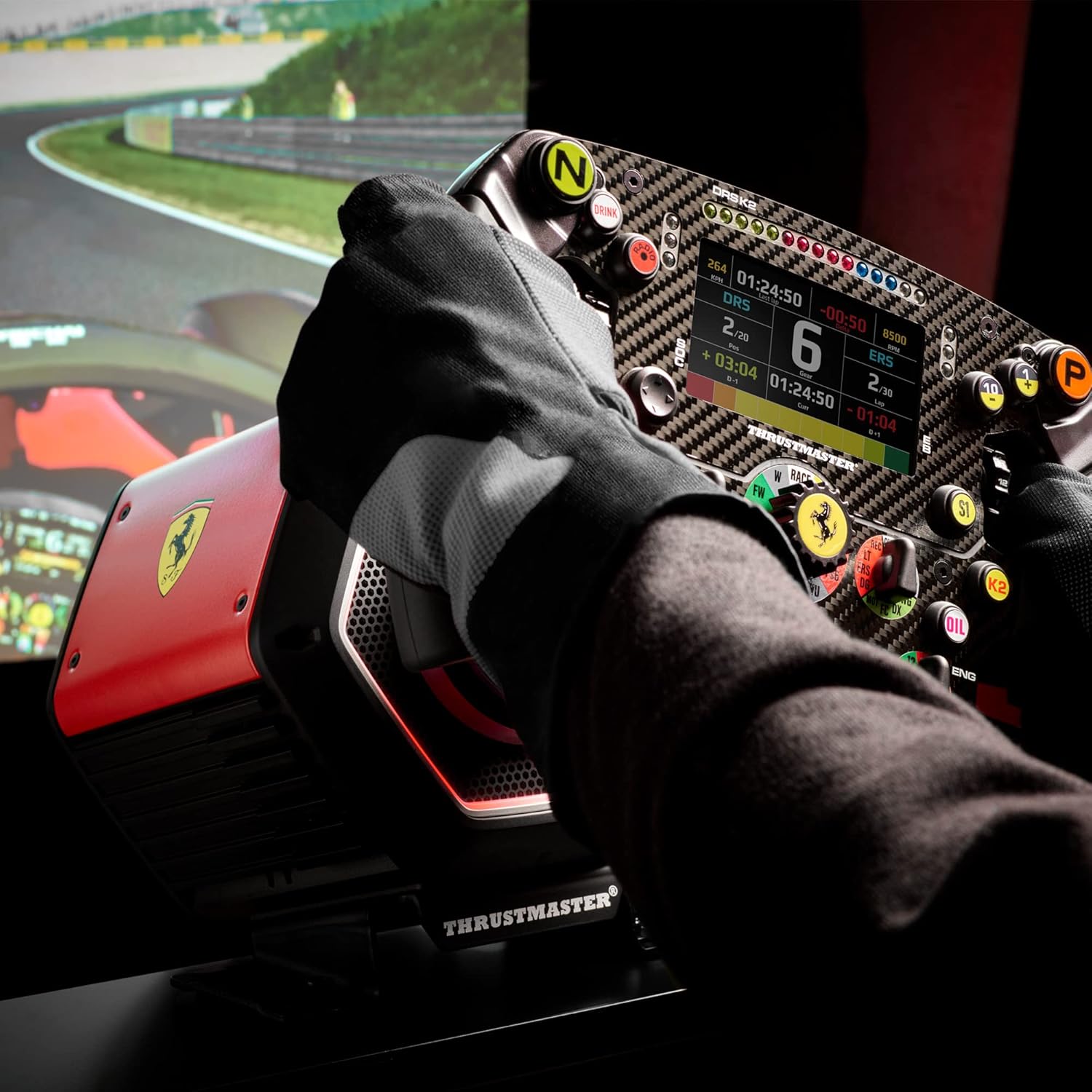 Thrustmaster T818 Ferrari SF1000 Simulator - Advanced Racing Wheel with Direct Drive Technology for PC-5