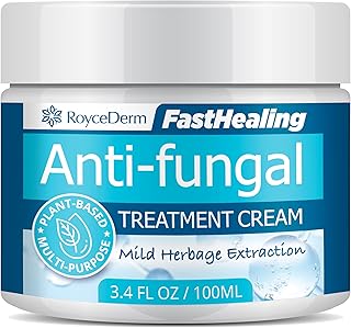 Roycederm Antifungal Cream, Jock Itch Cream, Anti Fungal Skin Cream, Powerful Ringworm Treatment for Humans, Fungal Cream for Skin, Jock Itch, Athletes Foot, Extra Strength Fast Relief