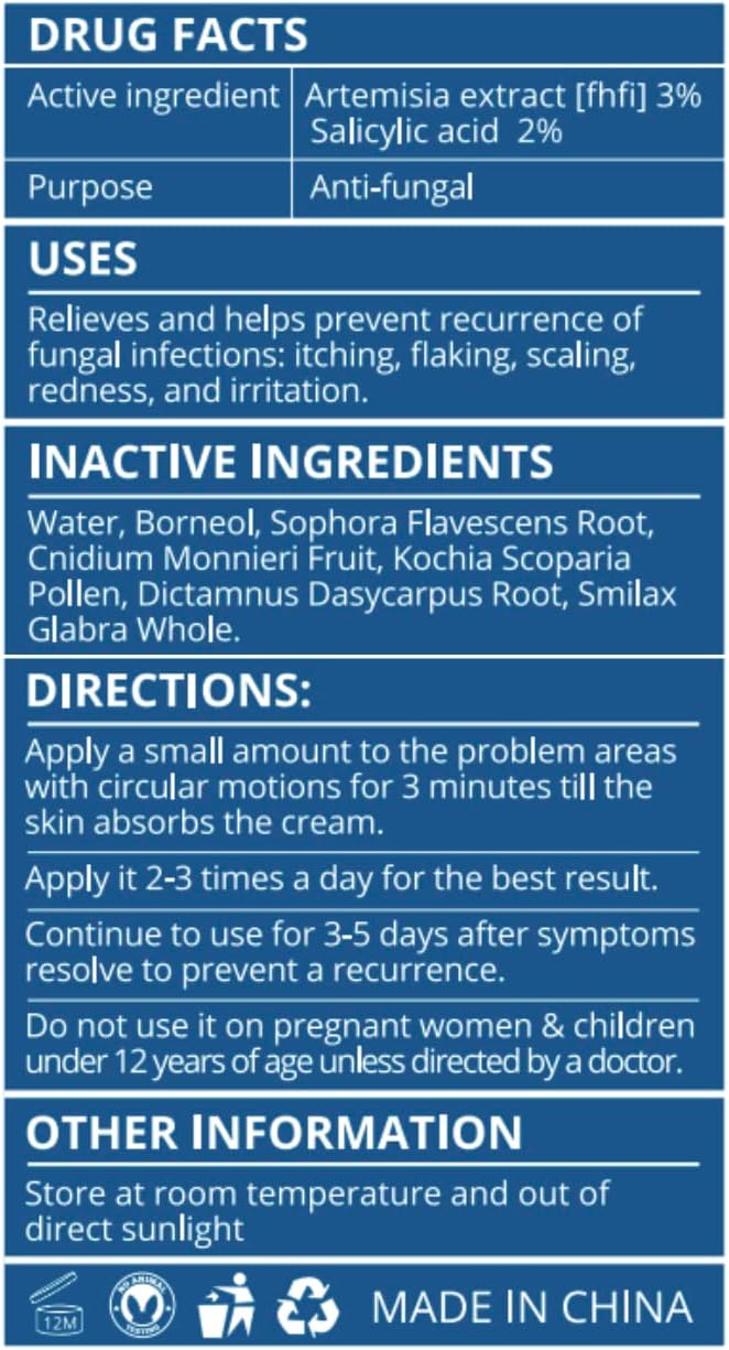 Roycederm Antifungal Cream, Jock Itch Cream, Anti Fungal Skin Cream, Powerful Ringworm Treatment for Humans, Fungal Cream for Skin, Jock Itch, Athletes Foot, Extra Strength Fast Relief-8