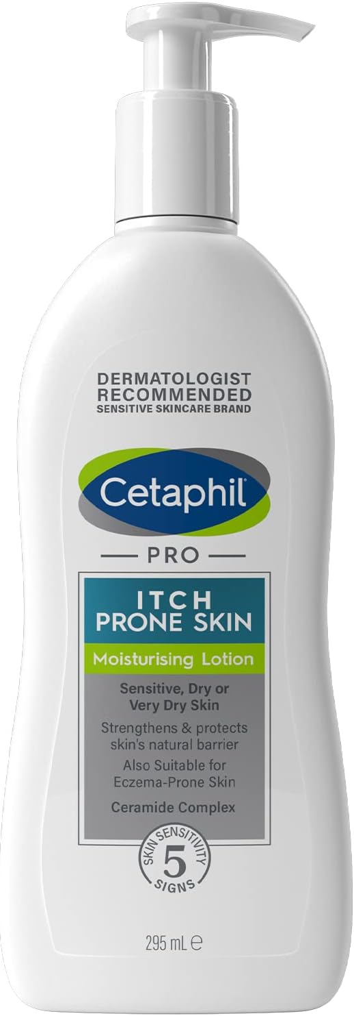 Cetaphil PRO Body Moisturiser, 295ml, Moisturising Lotion For Itch Prone & Eczema Prone Skin, With Niacinamide & Shea Butter, Vegan Friendly-0