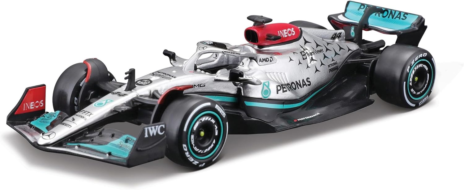 Bburago B18-38065H Formula 1 MB W13 E PERFORMANCE F1 (2022) HAMILTON 1:43 Scale Die-Cast Collectible Race Car Mercedes, Assorted Colours-2