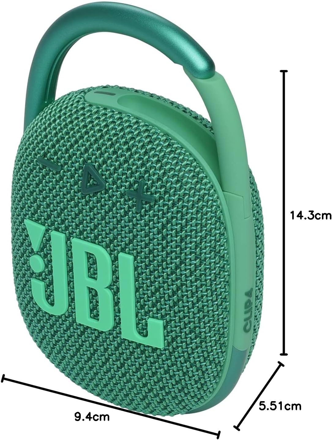 JBL Clip 4 ECO Waterproof Wireless Bluetooth Speaker with 10 Hours of Battery Life, Green-1