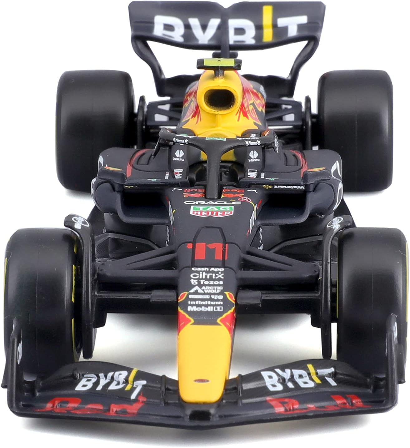 Bburago 2022 F1 Champion Racing RB18 F1 Formula Sergio Perez 1/43 scale NO.1 Diecast Alloy Collectible Toy Car Model (Standard Version RB18#)-1