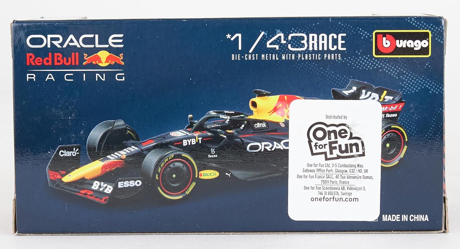 Bburago 2022 F1 Champion Racing RB18 F1 Formula Sergio Perez 1/43 scale NO.1 Diecast Alloy Collectible Toy Car Model (Standard Version RB18#)-7