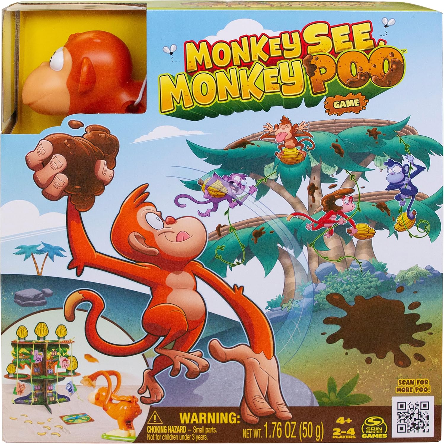 Monkey See Monkey Poo Game for Kids with Fake Poo, Fun Games, Sensory Toys, Family Games, Funny Gifts, For Preschoolers Aged 4 and up-0