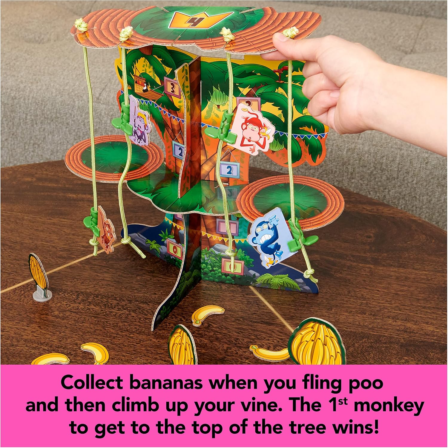 Monkey See Monkey Poo Game for Kids with Fake Poo, Fun Games, Sensory Toys, Family Games, Funny Gifts, For Preschoolers Aged 4 and up-5