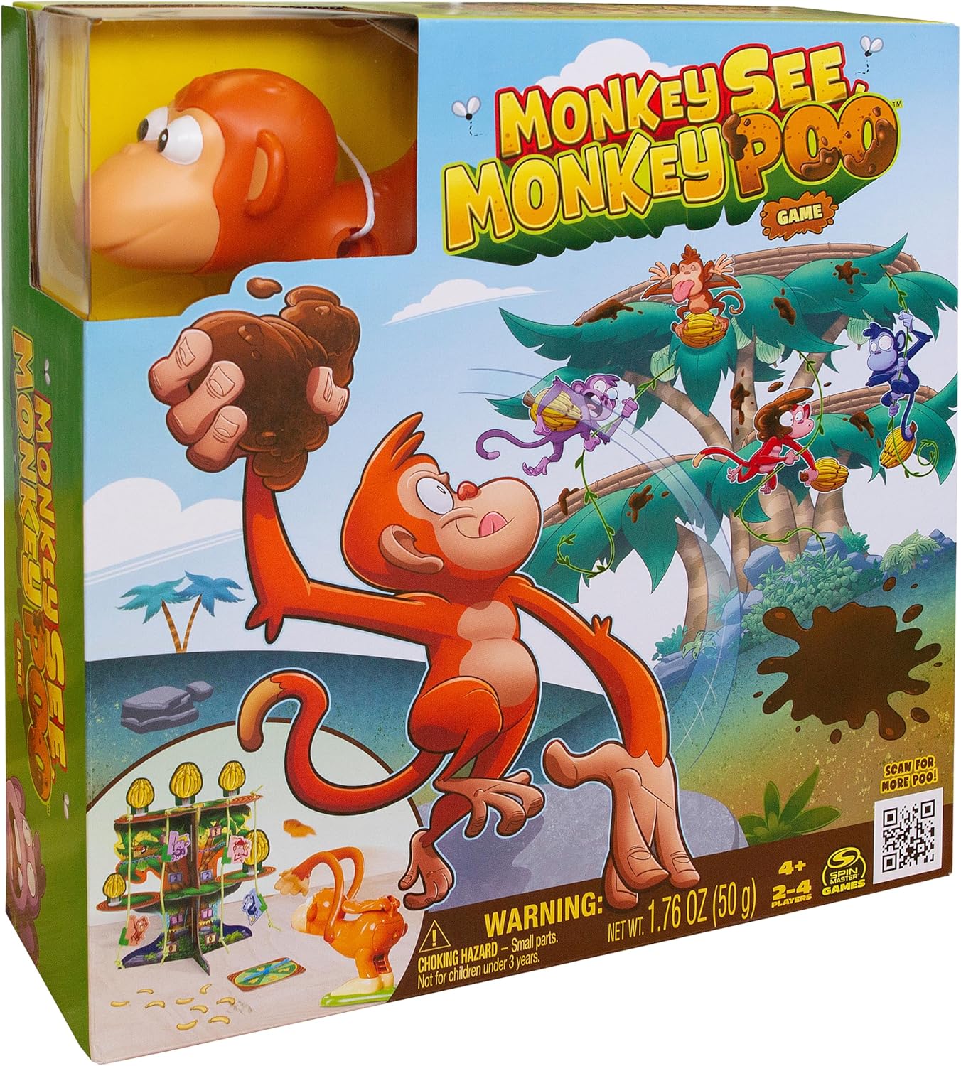 Monkey See Monkey Poo Game for Kids with Fake Poo, Fun Games, Sensory Toys, Family Games, Funny Gifts, For Preschoolers Aged 4 and up-8