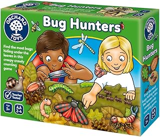 Orchard Toys Bug Hunters Game, A fun nature themed number and counting game, Educational Preschool Game