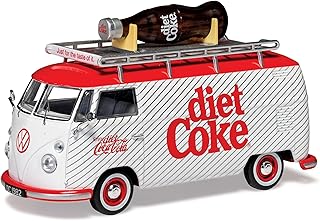 Corgi Diecast Model Cars - CC02747 Diet Coke Volkswagen Campervan - Men, Women & Kids Souvenir Gifts from UK - Small Die Cast Toy Car Models for Boys, Gift for Motor Enthusiasts