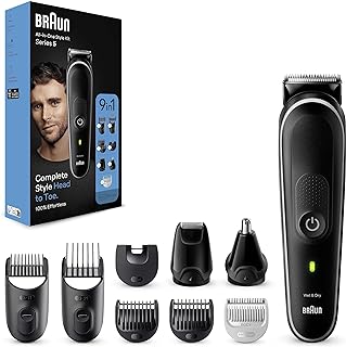 Braun All-in-One Style Kit Series 5 MGK5410, 9-in-1 Kit for Beard & Hair