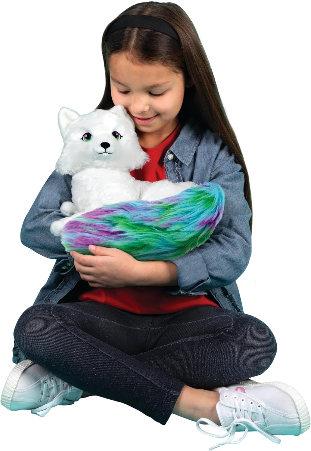 Extraordinary Noorah Plush - 9-Inch Deluxe Animal Plush with Northern Lights-Inspired Tail - As Seen in Elf Pets: A Fox Cub's Christmas Tale - Arctic Fox Pal of The Elf on the Shelf - Brand Scout Elf-6