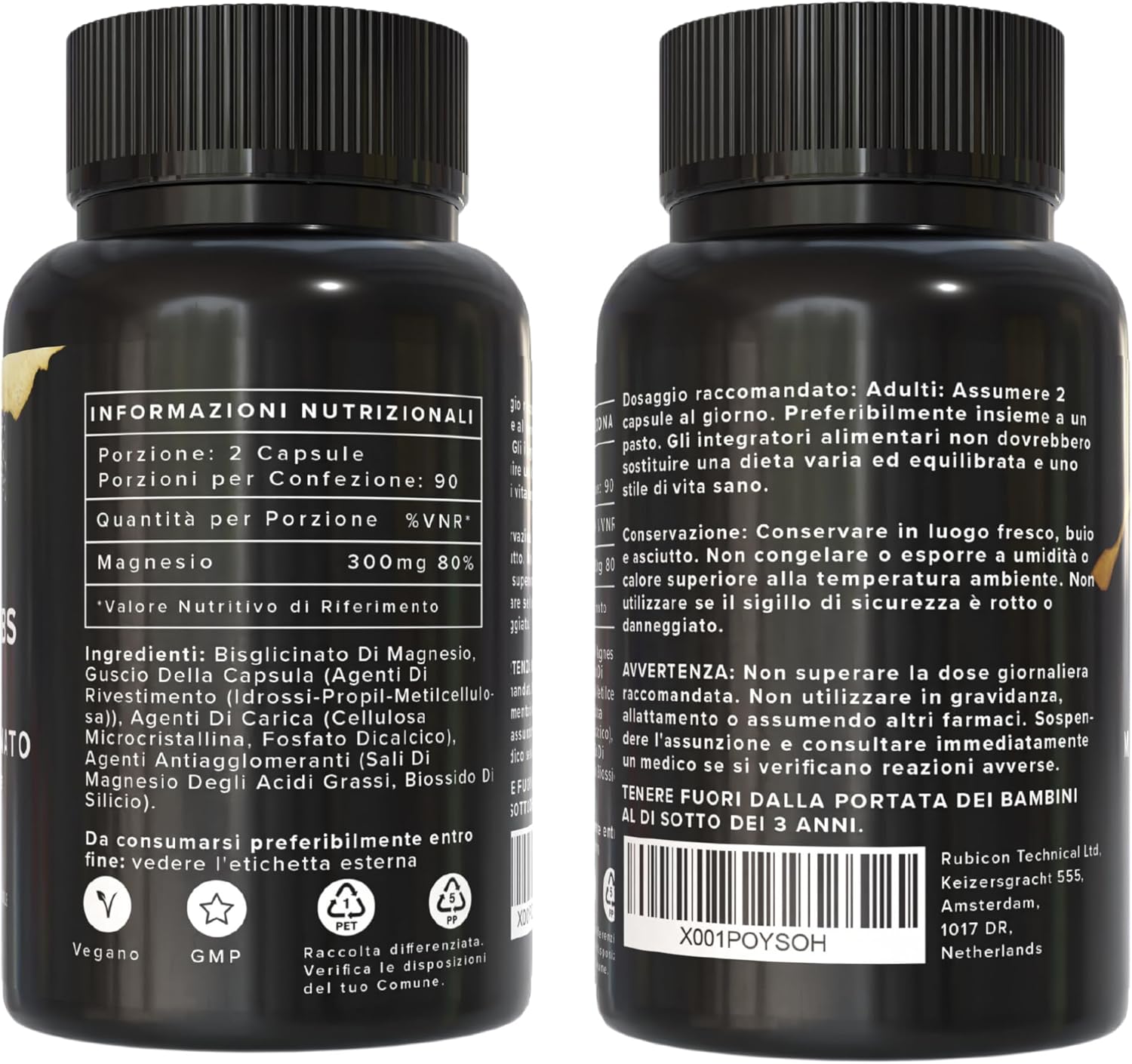 Magnesium Glycinate Capsules 1500mg - Magnesium Bisglycinate High Strength Sleep Supplements & Night Leg Cramp Relief, Made in The UK - 90 Day Supply - Futuro-4