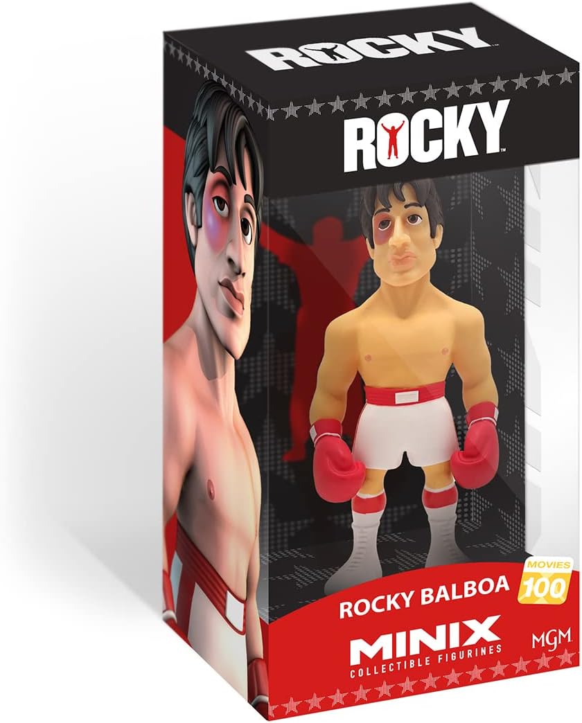 MINIX Bandai Rocky Balboa Model | Collectable Rocky Figure From The Rocky Films | Bandai Rocky Toys Range | Collect Your Favourite Rocky Figures From The Movies | Rocky Movie Merchandise-1