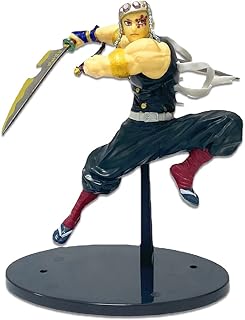 Hilloly Demon Figure, Demon PVC Character Figure Collection Model Gift, Anime Cartoon Characters, Characters Statue Collectibles, Gift for Fans (Uzui Tengen)