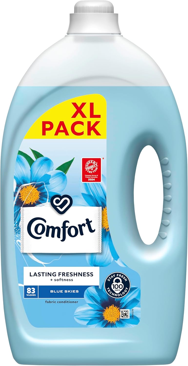 Comfort Blue Skies Fabric Conditioner with Stay Fresh technology for 100 days of freshness + fragrance* 83 washes (2.49 L)-0