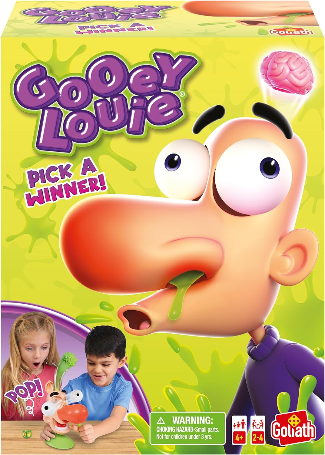 Goliath Games Gooey Louie: Pick a Winner! | New & Improved Bogey Picking Fun! | Kids Action Games | For 2+ Players | Ages 4+-0