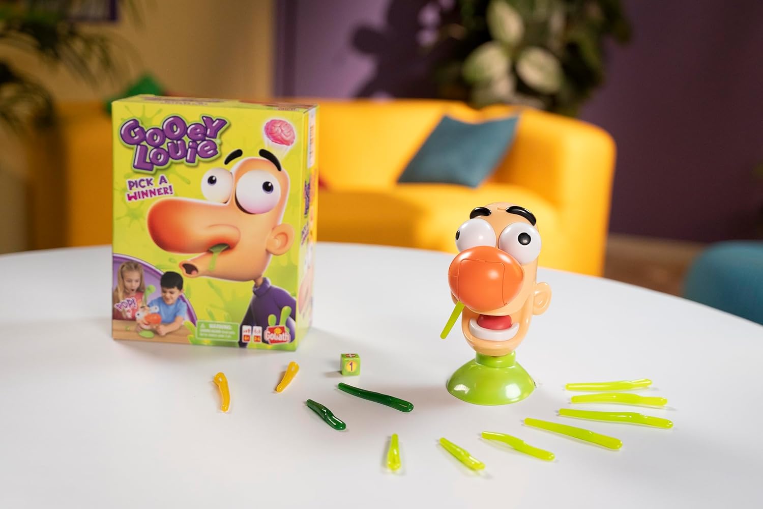 Goliath Games Gooey Louie: Pick a Winner! | New & Improved Bogey Picking Fun! | Kids Action Games | For 2+ Players | Ages 4+-2