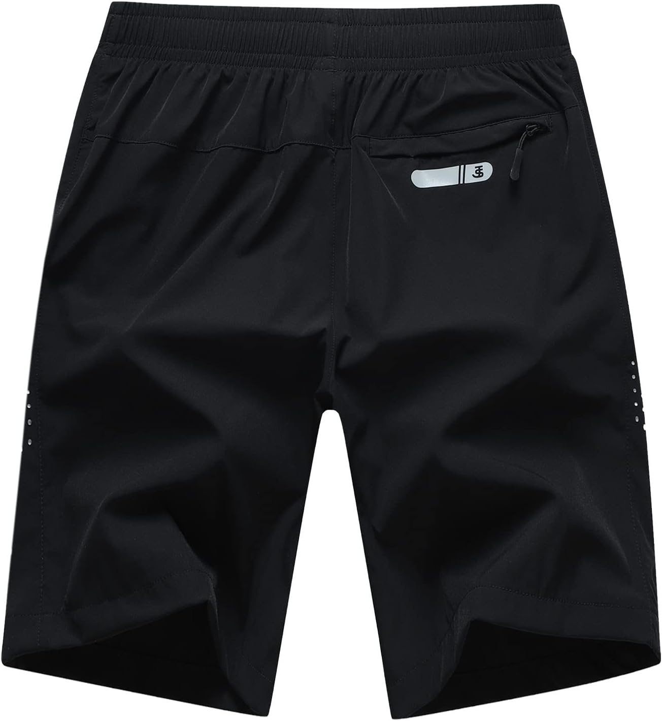 JustSun Mens Shorts with Zip Pockets Gym Running Quick Dry Lightweight Casual Shorts-5