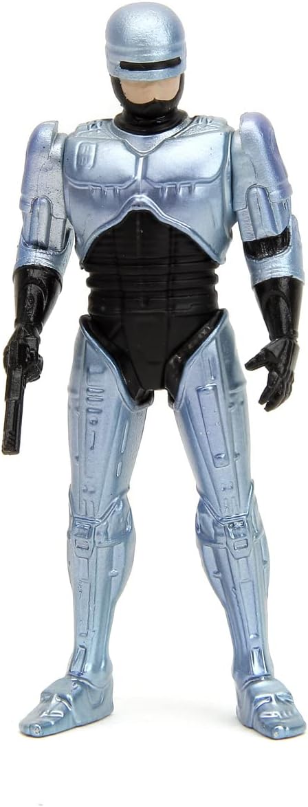 Jada ROBOCOP 1986 FORD TAURS 1:24 Die-Cast Car play or gift and for a collection for both Kids and Adults,Black-6