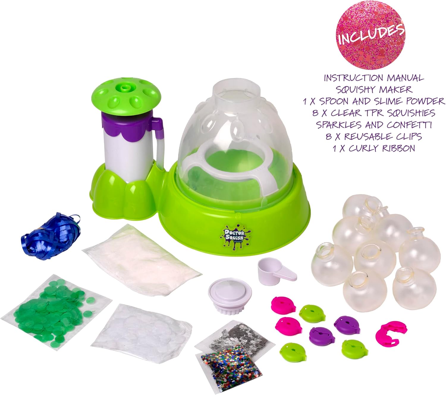 John Adams | Doctor Squish Squishy Maker: Make your own squishies! | Arts & crafts | Ages 8+, Green-5