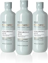 Baylis & Harding Kindness + Plant Hyaluronic Acid, Pear & Orange Blossom Fragrance, 500 ml Cleanse & Hydrate Body Wash (Pack of 3) - Vegan Friendly