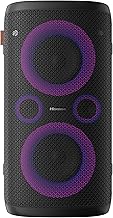 Hisense Ultimate Wireless Outdoor/Indoor Party Speaker with subwoofer, 2.0CH, 300W, IPX4 Waterproof,15 Hour Long-Lasting Battery, Bluetooth5.0, DJ and Karaoke Mode (HP100, 2024 Model)