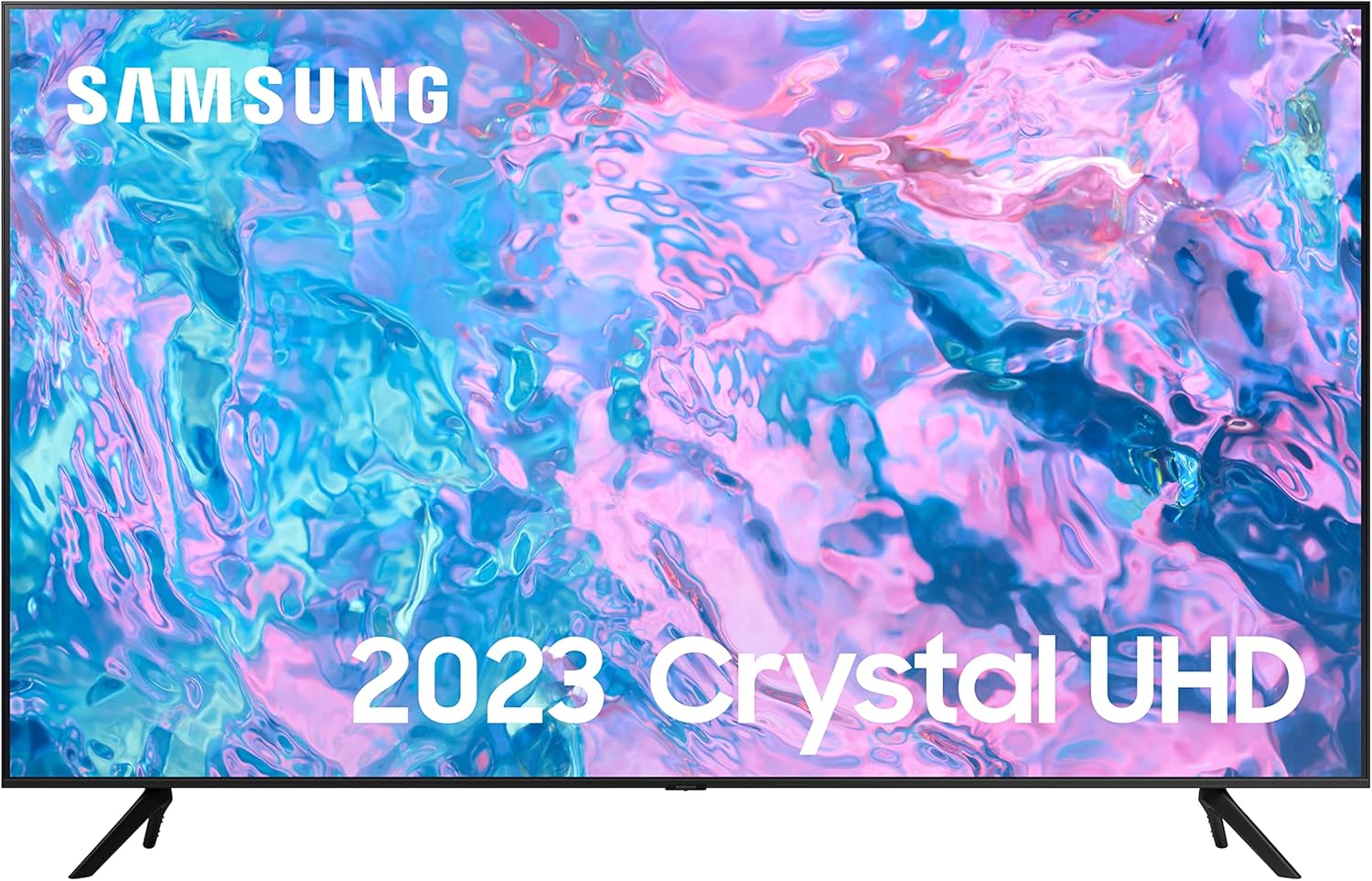 Samsung 43 Inch CU7100 UHD HDR Smart TV (2023) - 4K Crystal Processor, Adaptive Sound Audio, PurColour, Built In Gaming TV Hub, Streaming & Video Call Apps And Image Contrast Enhancer-0