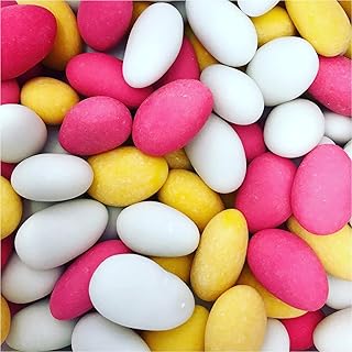 Sugared Almonds Sweets │ 500 Gram Bulk Bag │ 500g │ Assorted Sweet Pick and Mix for Parties, Gifts, and Sharing.