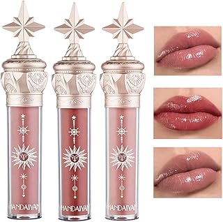 Tinted Lip Balm - Mirror Gloss Lip Stain/Lip Plumper Gloss/Moisturizin Nude Lipstick Liquid Lipsticks (Chocolate caramelerry)